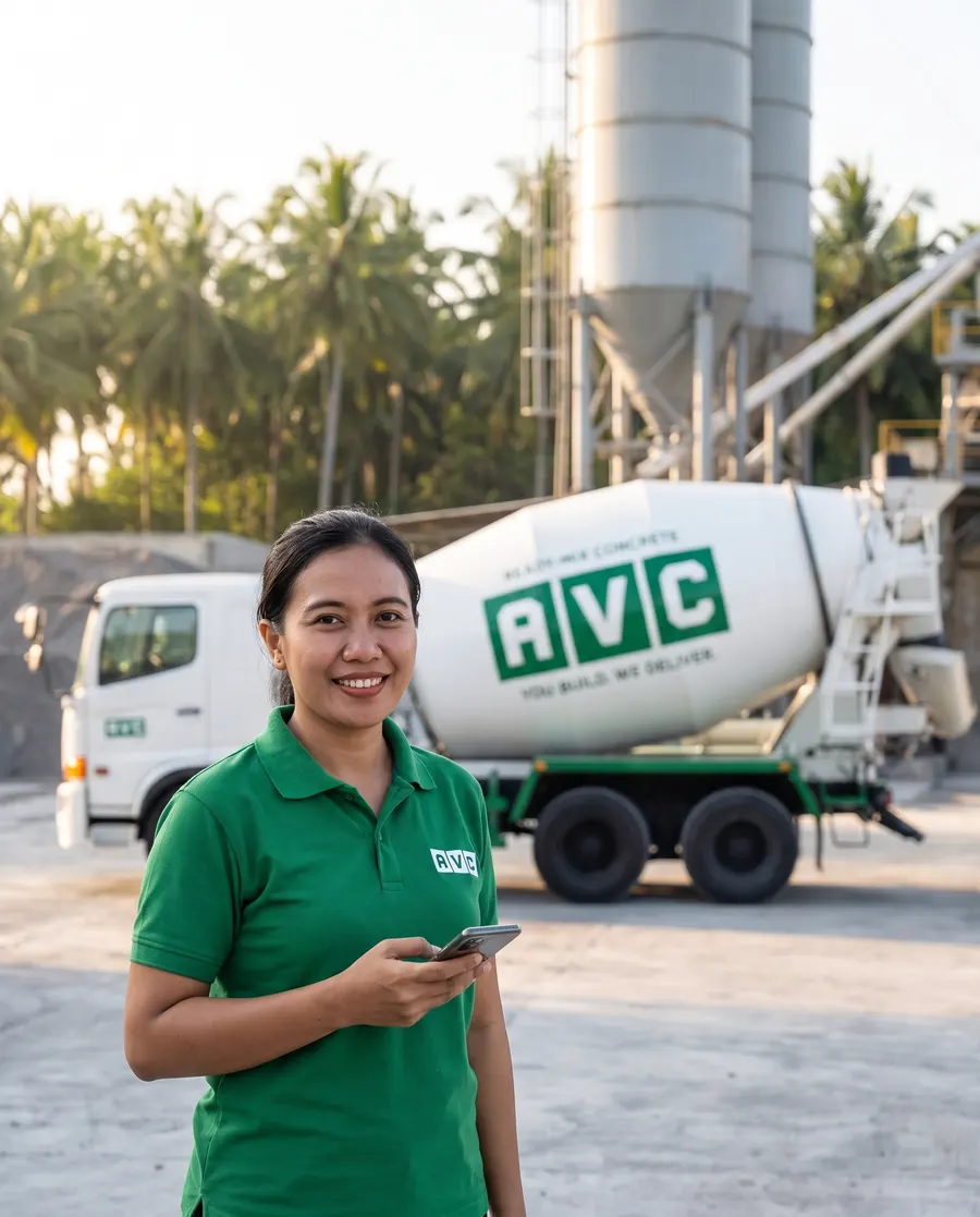 Illustration: AVC dispatcher in the plant yard